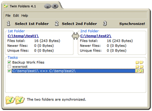 Twin Folders Screenshot